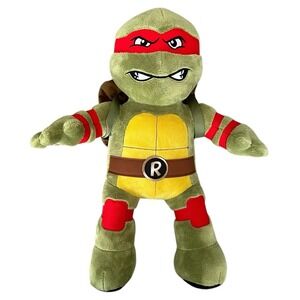 Build A Bear Raphael Teenage Mutant Ninja Turtles 2023 Plush 16" BABW With Shell